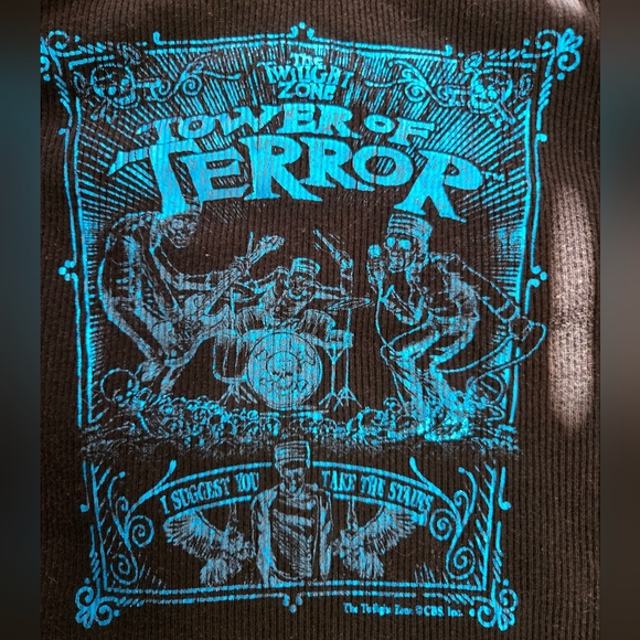Disney Black & Blue Twilight Zone Tower of Terror Tank Top - Picture 2 of 3